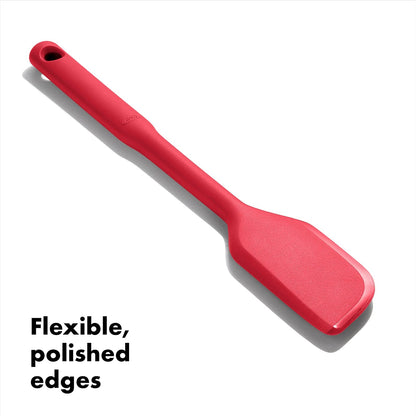OXO Good Grips Silicona, Espátula de uso diario, Mermelada | Con este utensilio de cocina evitarás rayar cualquier superficie gracias a sus bordes flexibles, cuencos o sartenes
