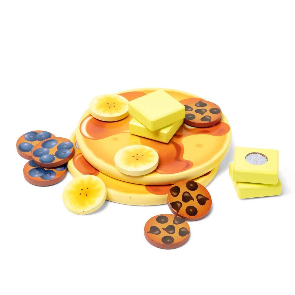 Melissa & Doug Set de panqueques de madera para voltear y servir