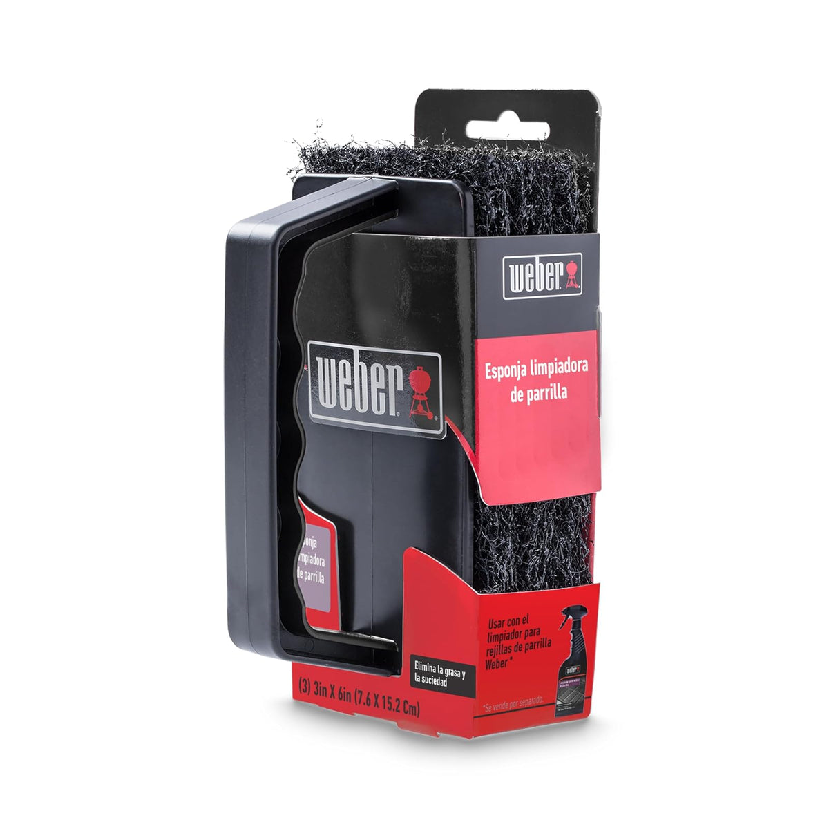 Fibra Esponja para Limpieza de asadores Weber. Alto desempeño