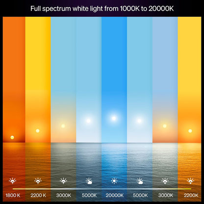 Philips Hue foco LED inteligente A19, ambiente blanco, base E26, 9,5 W, luz de espectro completo 1000K-20000K, 1100 lúmenes, regulable, funciona con Alexa, Google y Apple Home, 2 unidades