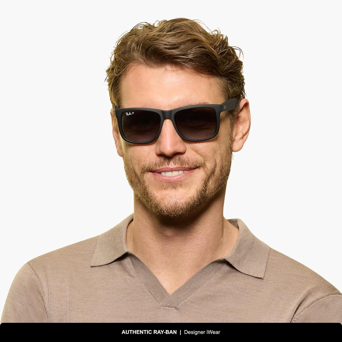 Ray-Ban RB4165 Justin Rectangular Sunglasses