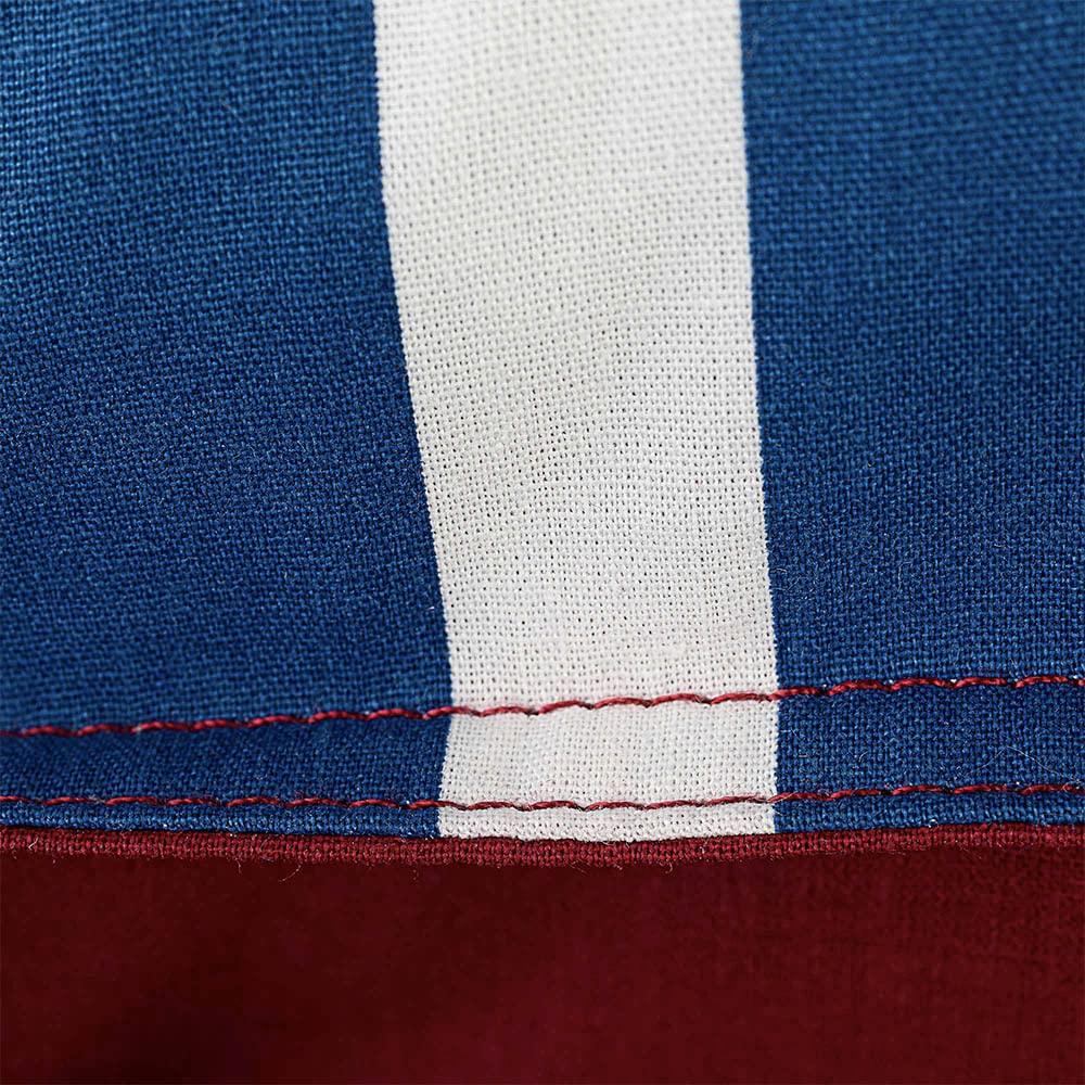 Nautica, Set de Edredón King 100% Algodón, Color Azul, Clermont Blue.