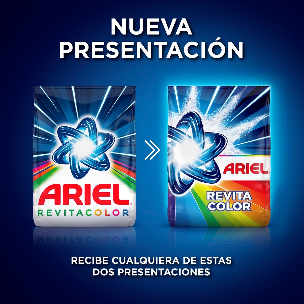 Ariel Revitacolor Detergente en Polvo, Jabón en Polvo para Ropa 4kg
