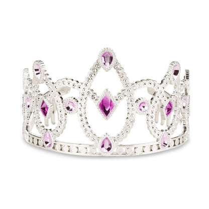 Melissa & Doug Colección de Tiaras Enjoyadas para Juego Imaginativo, Construcción Duradera, Disfraces para Niños, Juego de Simulación (4 Tiaras y Coronas de Disfraz)