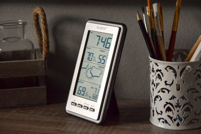 La Crosse Technology WS-9230U-IT-Int Digital Forecast Thermometer with Temp and Humidity