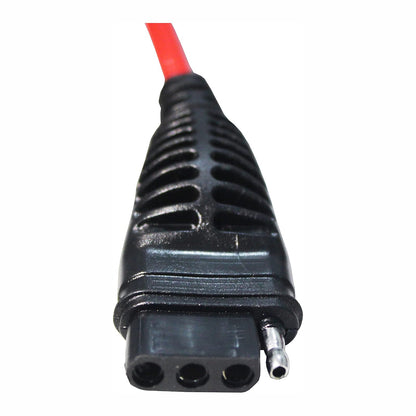MAXXHAUL Adaptador de Enchufe de Remolque de 7 Vías Redondo a 4 Vías Plano 70086, 45.7-91.4 cm, Rojo