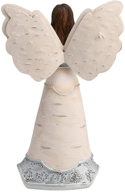 Pavilion Elements Angels - Figura de ángel de la Guarda, Texto Impreso My Friend Wherever You Go, Wherever You Do, May This Guardian Angel Watch Over You, Cifras de ángel coleccionables, 6 Pulgadas