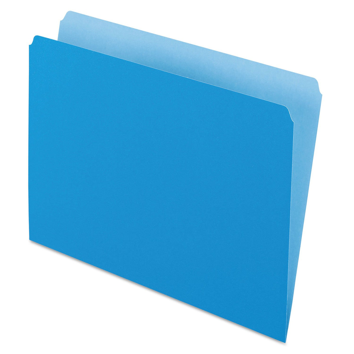Pendaflex Pendaflex Carpetas de archivos, 2 capas, reforzadas, corte fuerte, pestaña superior, Ltr, 100/Bx, Azul, Carta