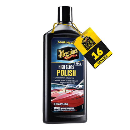 Meguiar's Marine/RV Pulidor y Potenciador del Brillo M4516, 16 Onzas | Botella