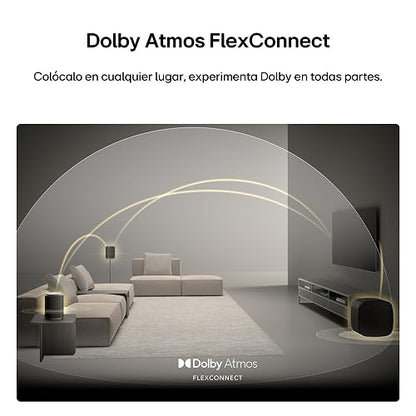 LG Sound Suite M5, bocinas inalámbrica 1.1.1ch, con Sonido Espacial y Dolby Atmos FlexConnect