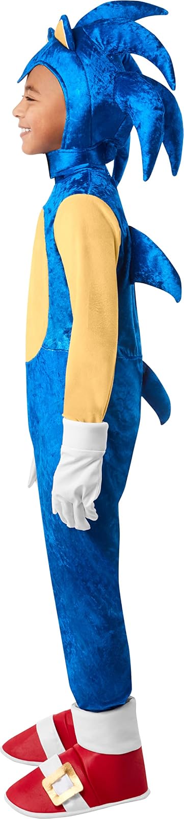 Rubie's Disfraz infantil Sonic Deluxe, como se muestra, M