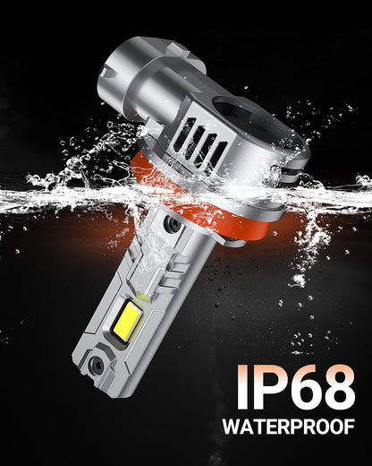 SEALIGHT Bombillas LED H9/H11/H16 Antiniebla 6500 K, Blanco, 36000 lm, Plug and Play, Paquete de 2
