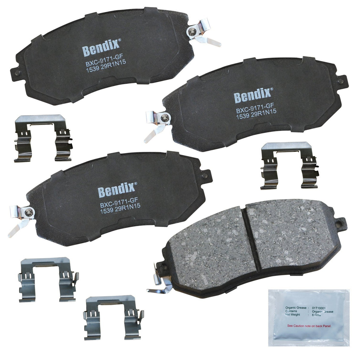 Bendix Priority 1 Pastillas de Freno de Cerámica - CFC1539