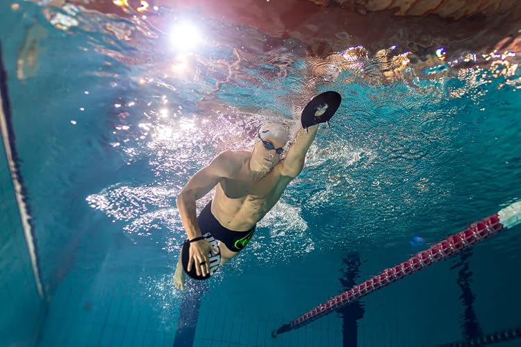 Arena Elite - Paleta de Mano Unisex para natación y Entrenamiento técnico, Equipo de natación para Hombres y Mujeres, 4 tamaños