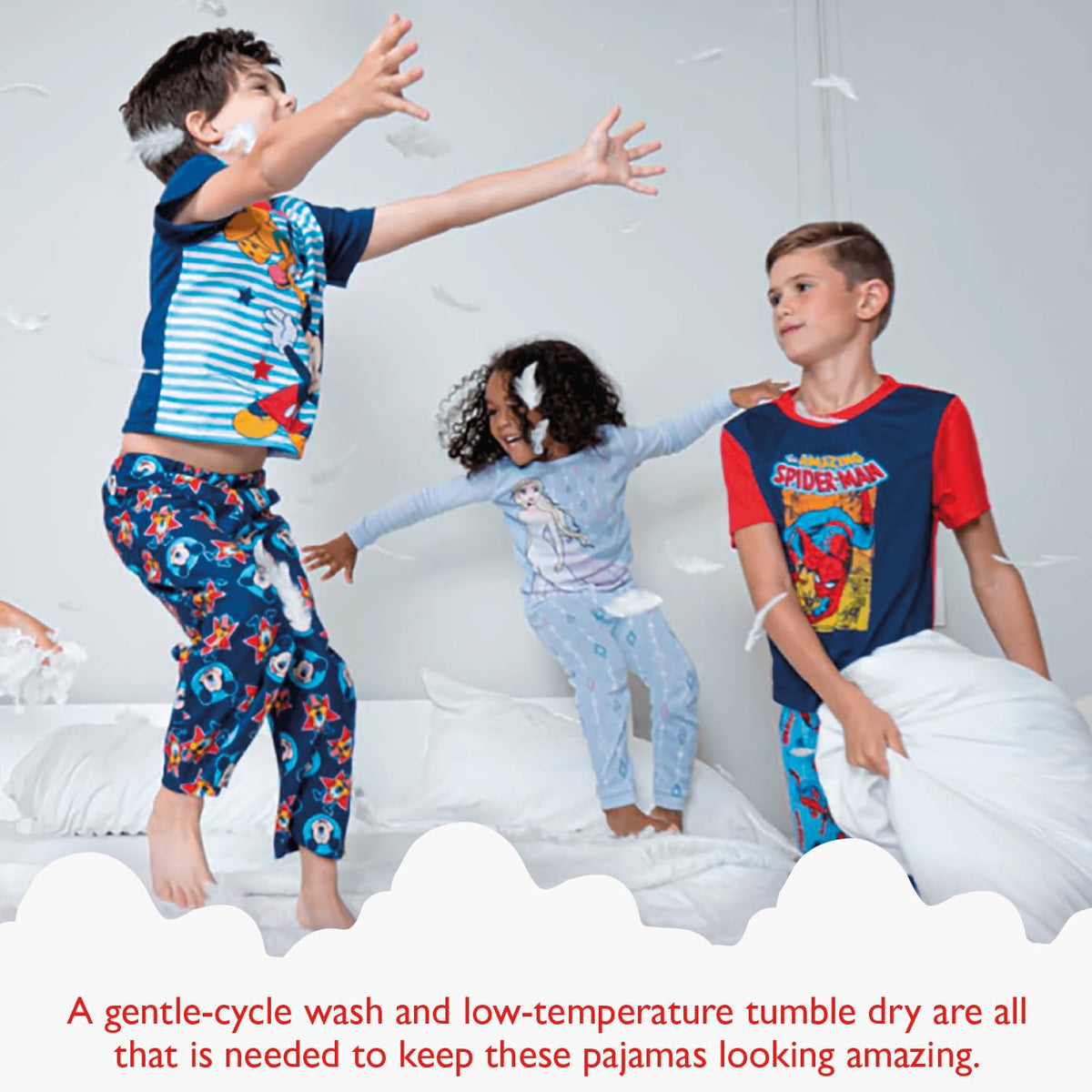 Marvel 2-Piece Snug-fit Cotton Pajama Set, Soft & Cute for Kids Juego de Pijama Mujer