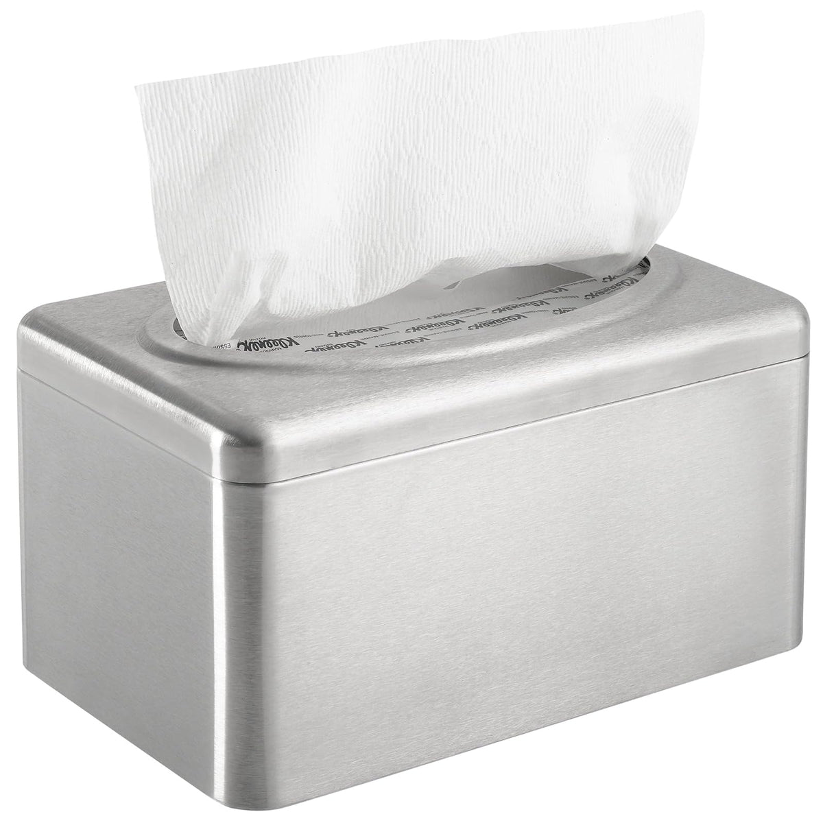 Kleenex Funda de Toalla de Acero Inoxidable (09924), Pop-up Box Toallas de Mano, 2 por Caja