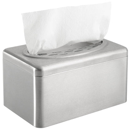 Kleenex Funda de Toalla de Acero Inoxidable (09924), Pop-up Box Toallas de Mano, 2 por Caja