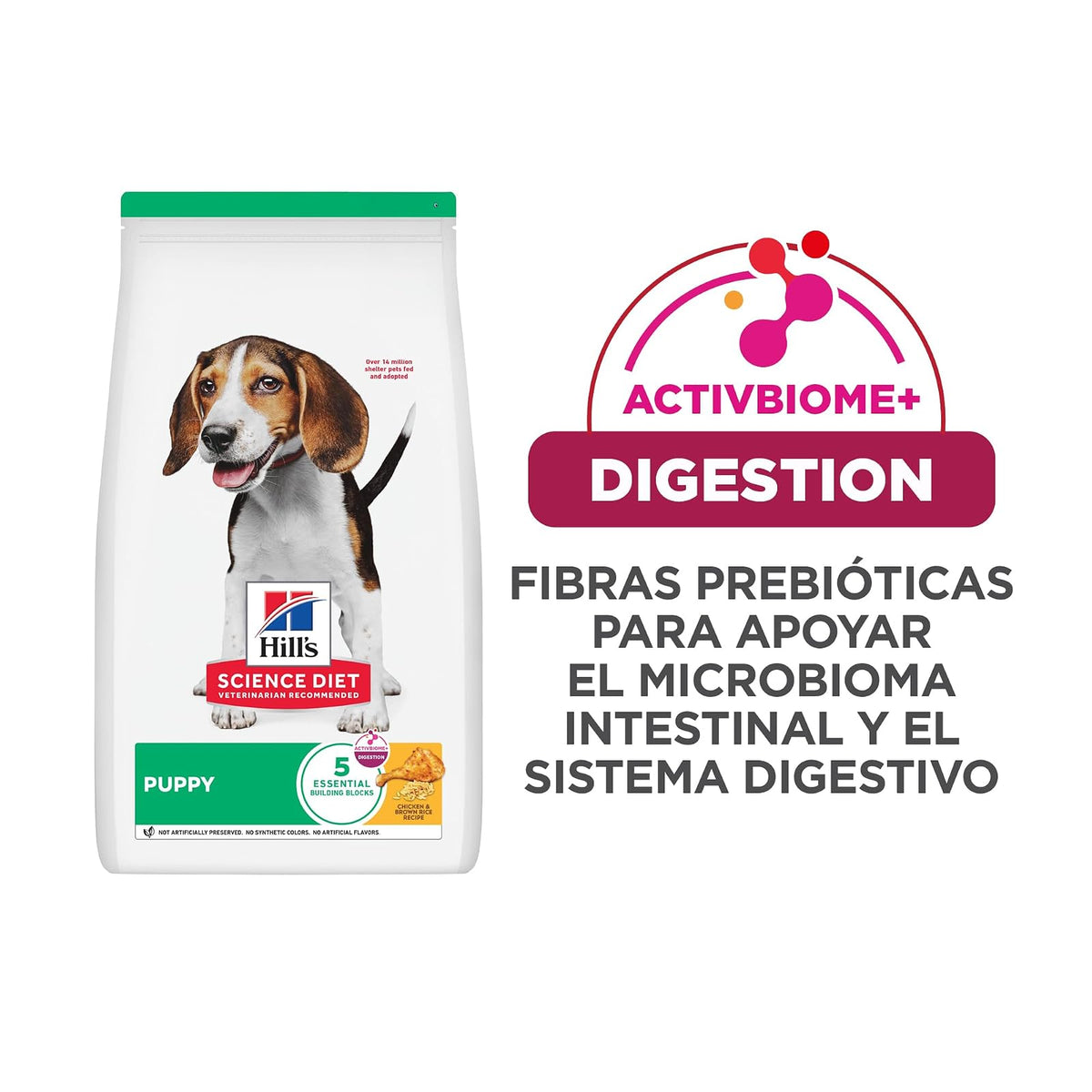 Hill's Science Diet Croquetas para Cachorro Sabor Pollo 2Kg | Croquetas Hill's para perro, pollo real, crecimiento sano, desarrollo cerebral con DHA, soporte inmunológico