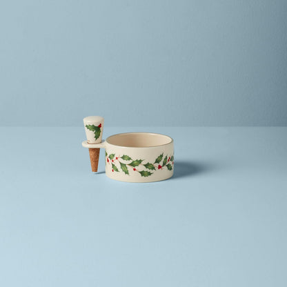 Lenox Holiday, posavasos y tapón de vino, Multicolor, 1
