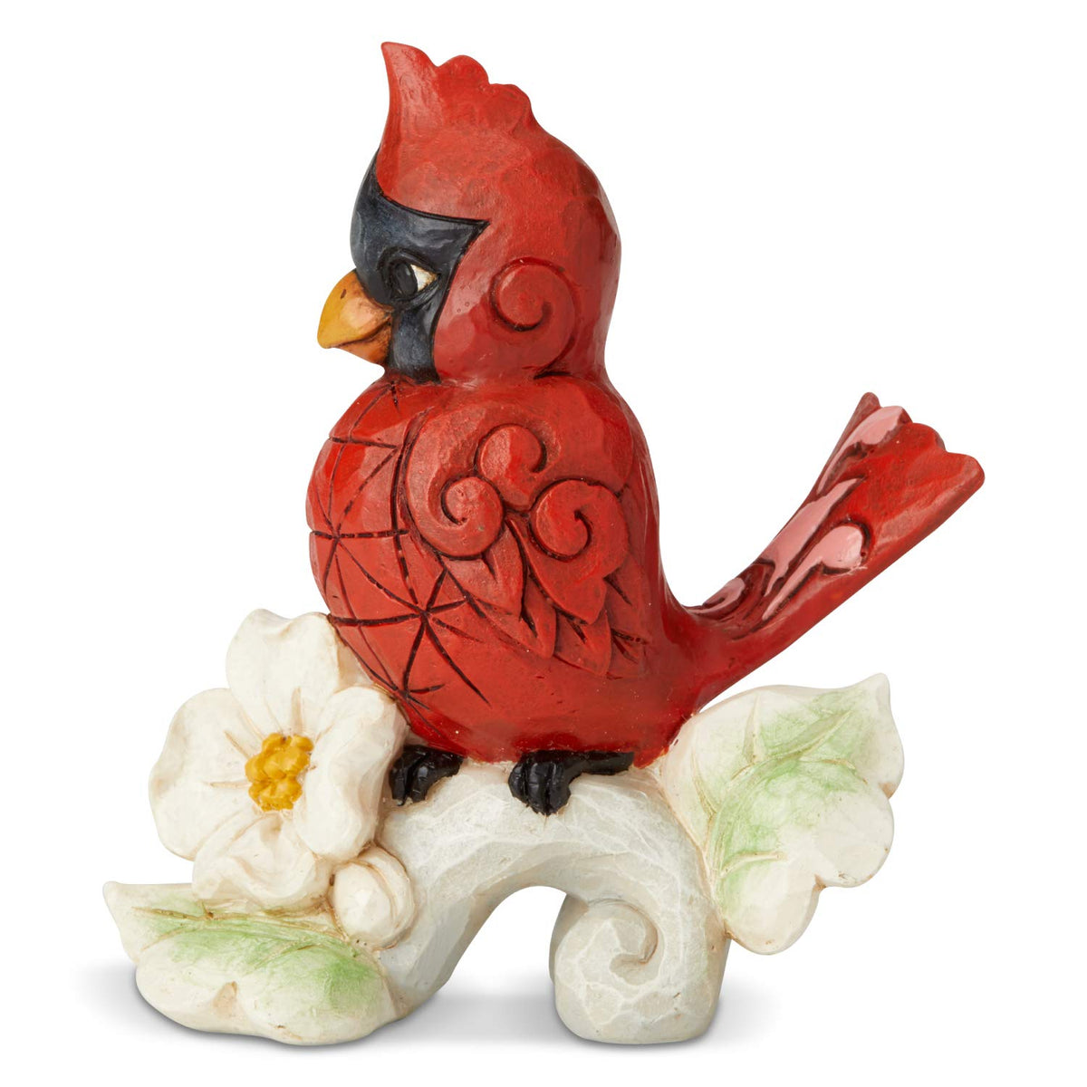 Enesco Jim Shore Heartwood Creek Cardinal Figura en Miniatura, 3.35 Pulgadas, Multicolor
