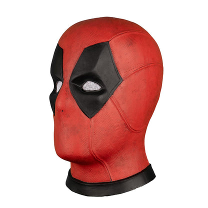 Ghoulish Productions Deadpool Máscara de Látex Completa - Con Licencia Oficial de Colección en Rojo y Negro Mediana - Accesorio para Disfraz de Superhéroe Halloween y Cosplay