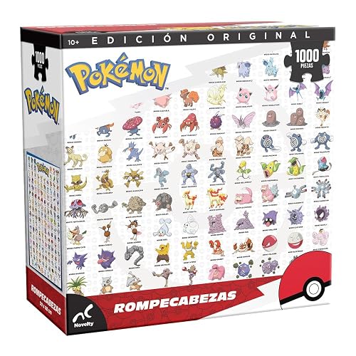 Novelty Corp - Rompecabezas Edicion Original Pokemon -C- 1000 Piezas