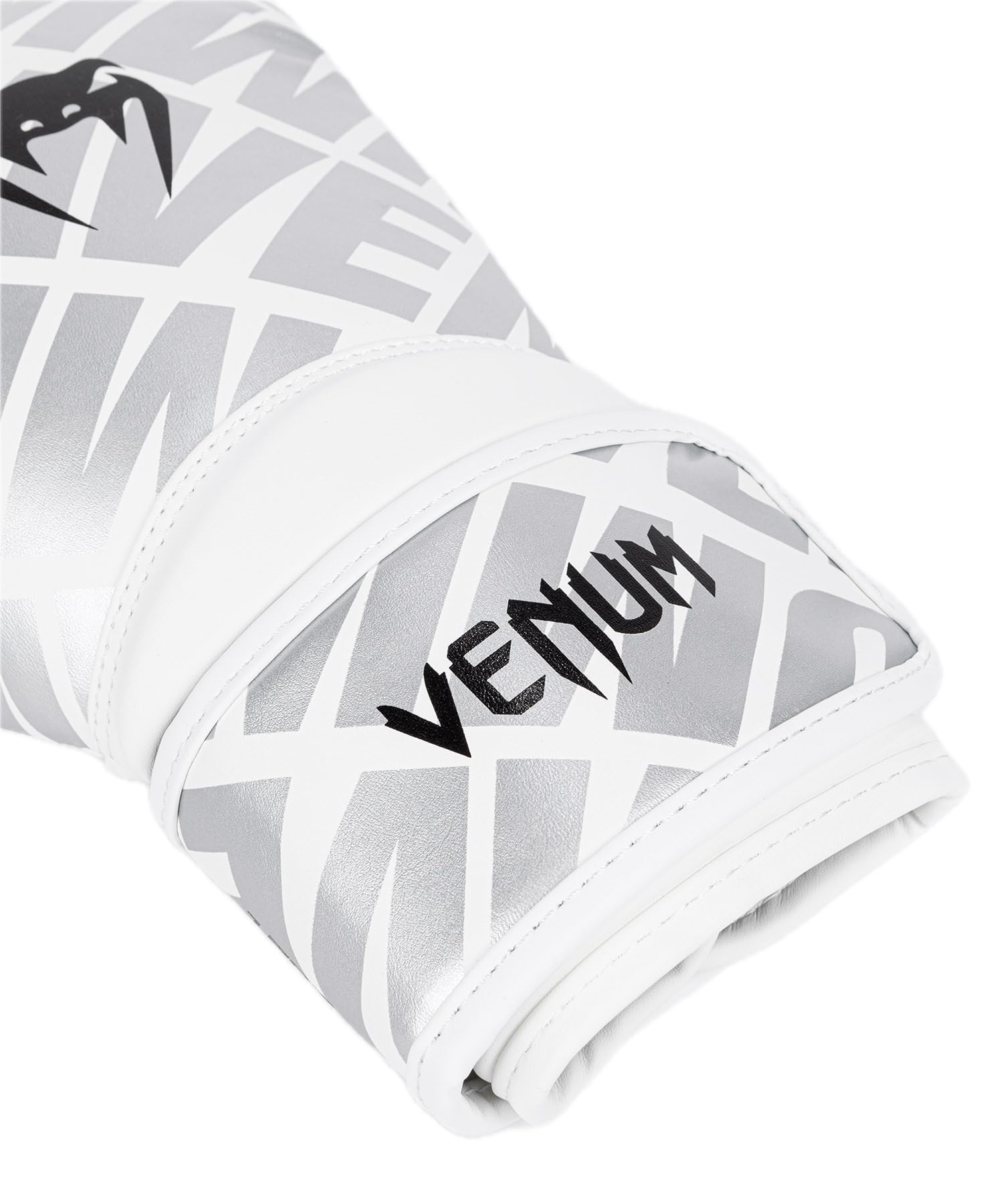 Venum - Guantes de boxeo Contender 1.5 XT, 397 g (14 oz), blanco y plateado