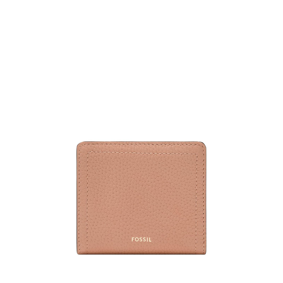 Cartera plegable Fossil Logan de piel en color rosa para mujer