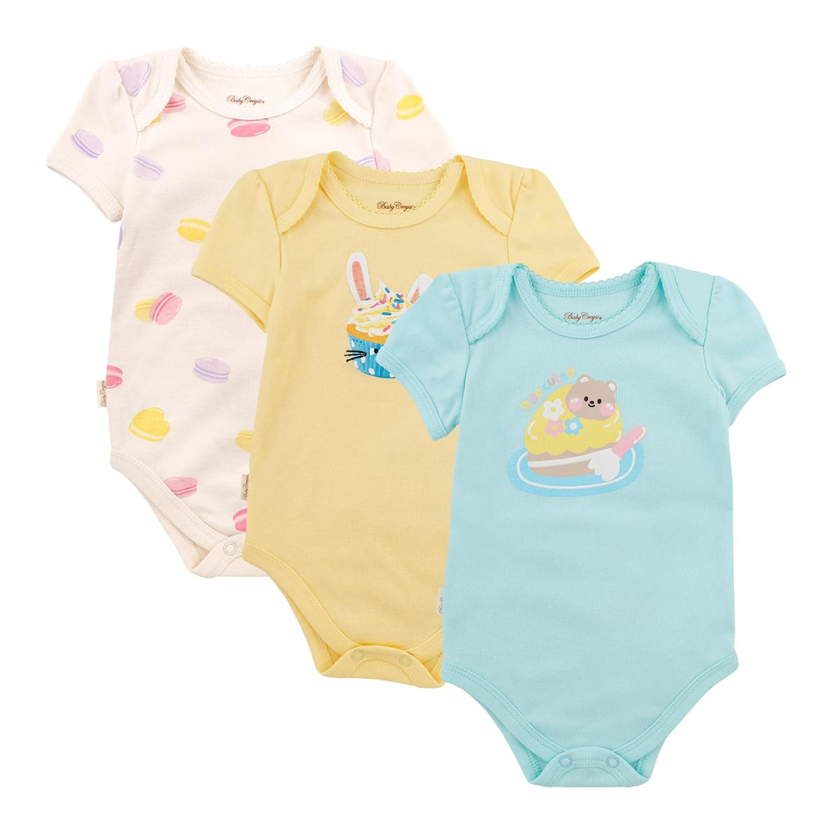 Baby Creysi Playera Manga Corta para Bebé Niña Algodón Hipoalergénico