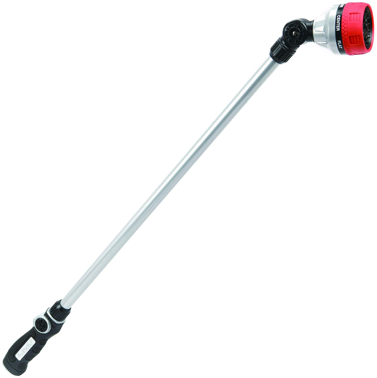 Eden 96618 Varita larga de metal para jardín con 7 patrones de riego, control de pulgar, paquete con juego de inicio de conexión rápida