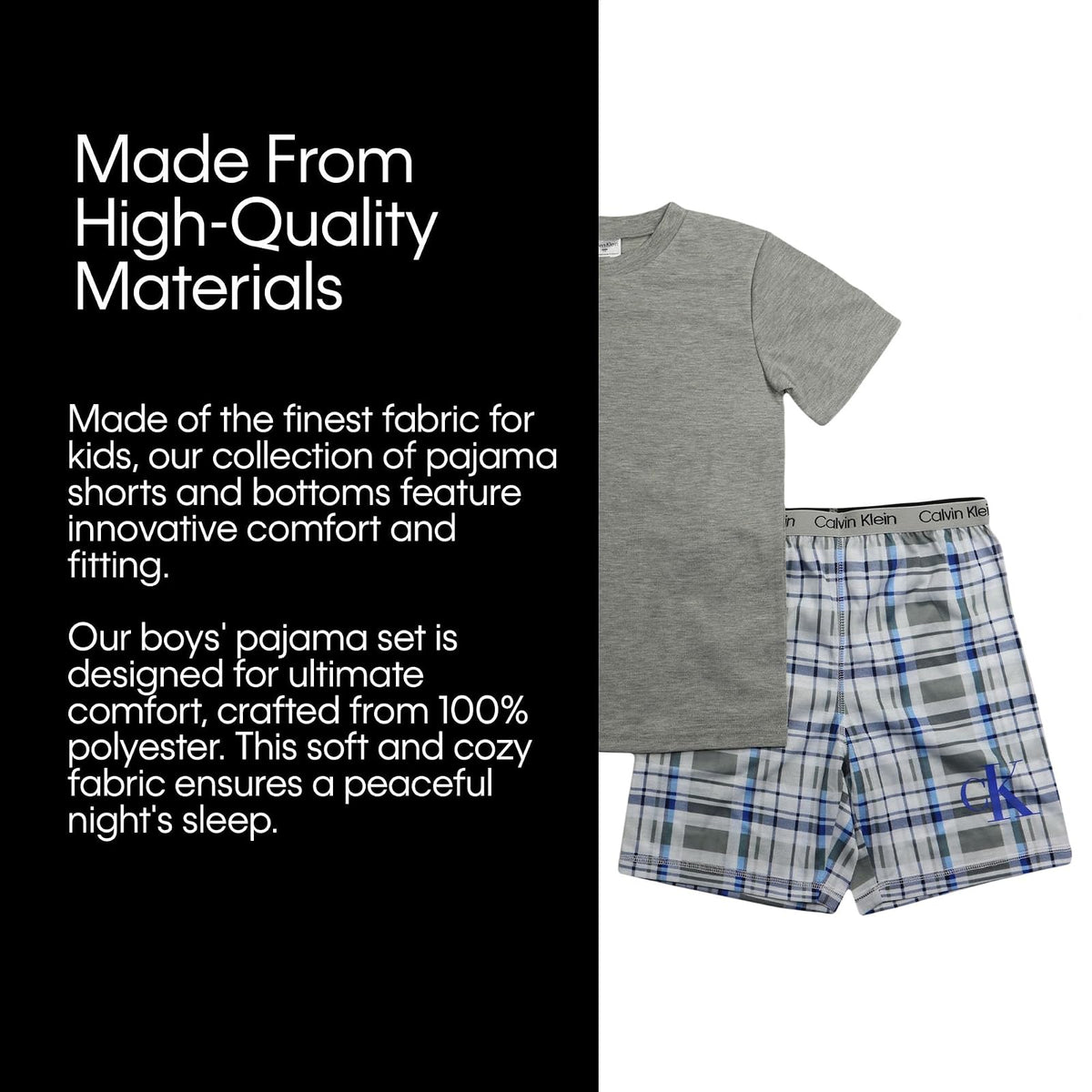 Calvin Klein Calvin Klein Conjunto de Pijama de 2 Piezas para niños Juego de Pijama para Niños