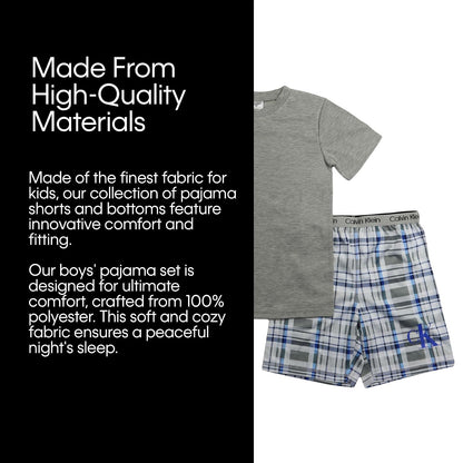 Calvin Klein Calvin Klein Conjunto de Pijama de 2 Piezas para niños Juego de Pijama para Niños