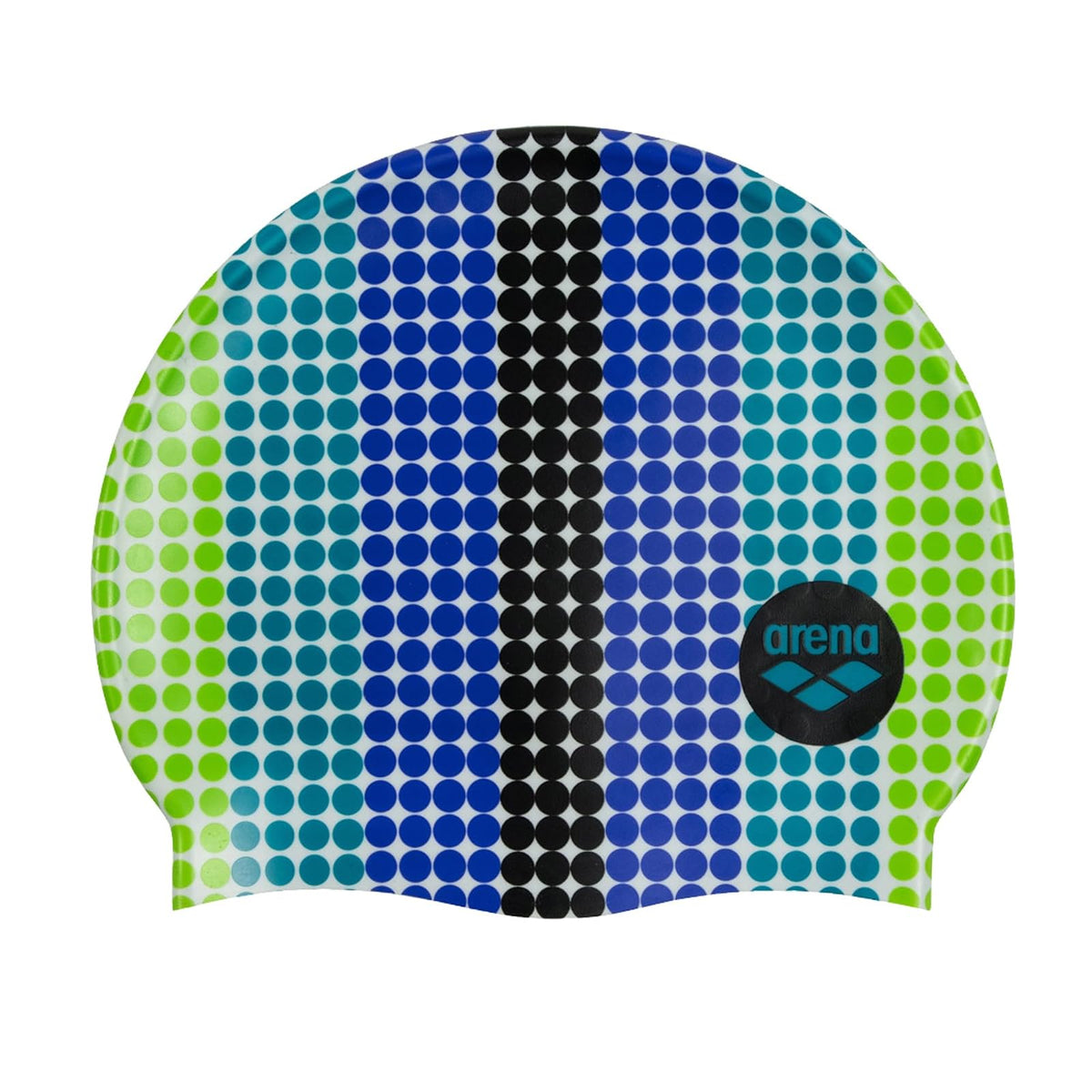Arena - Gorro de natación Unisex de Silicona con Estampado Junior para niños y niñas, Entrenamiento de natación, Ajuste más pequeño, Talla única - Multicolor