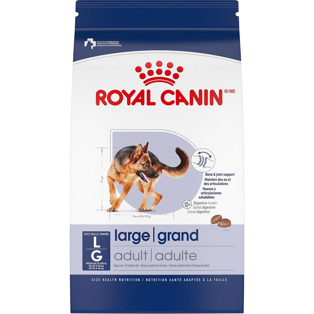 ROYAL CANIN - Croquetas para Perro Talla Grande, Large Adult 7.72 Kg