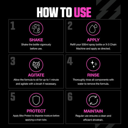 Muc Off Bio Drivetrain Cleaner Yellow, 750ml