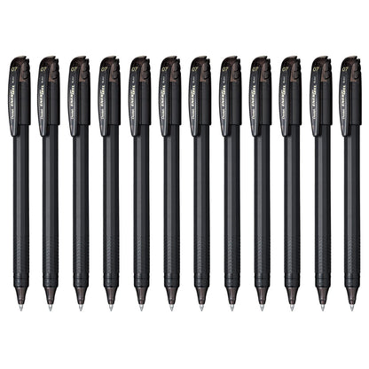 Pentel Energel Bolígrafo de Gel, Negro (Black), 0.7 mm