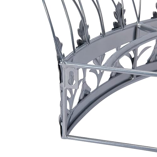 Creative Co-Op Cortina Decorativa de Metal o Corona de toldo