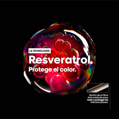 L'Oréal Professionnel Vitamino Color Shampoo Protector 300ml | Para cabello teñido. Protege y preserva el color hasta por 8 semanas evitando el deslave, con resveratrol.