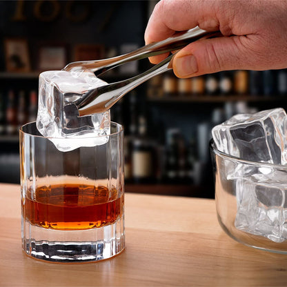 Barfly - Pinza de hielo, inoxidable, 7.1 pulgadas