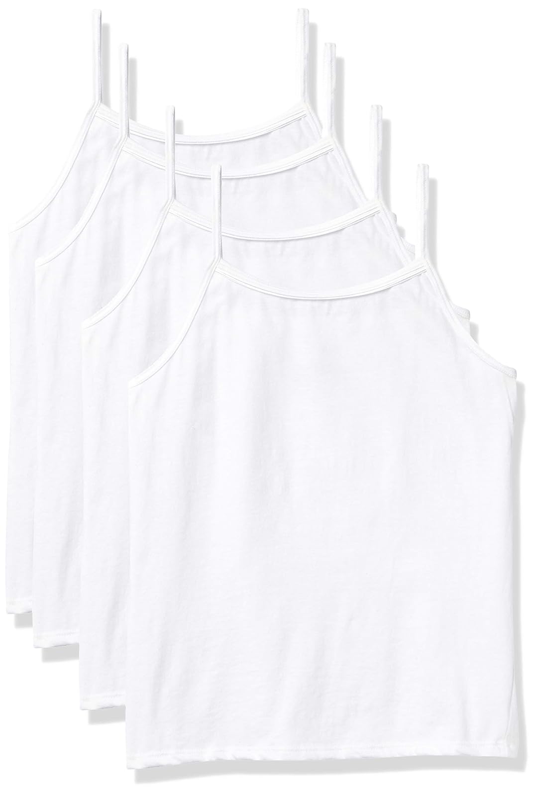 Hanes Paquete de 4 Camisolas elásticas de algodón Camisola Niñas