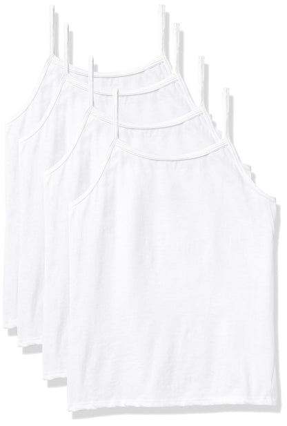 Hanes Paquete de 4 Camisolas elásticas de algodón Camisola Niñas