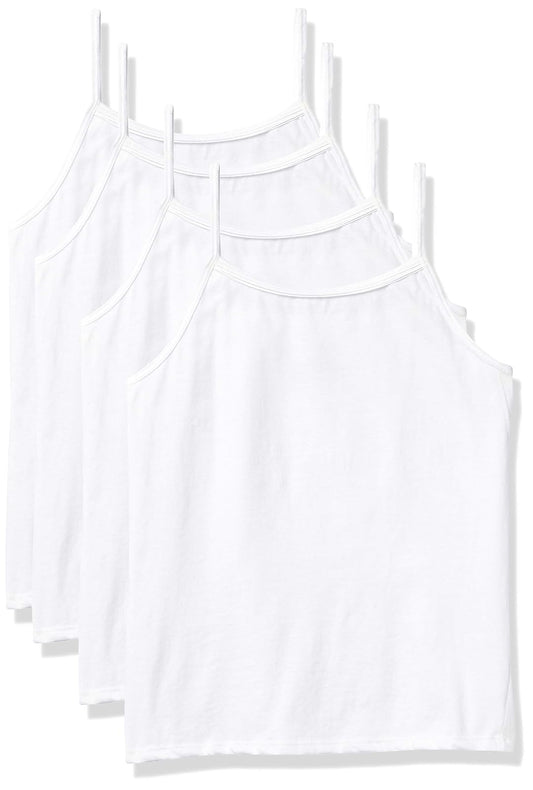 Hanes Paquete de 4 Camisolas elásticas de algodón Camisola Niñas