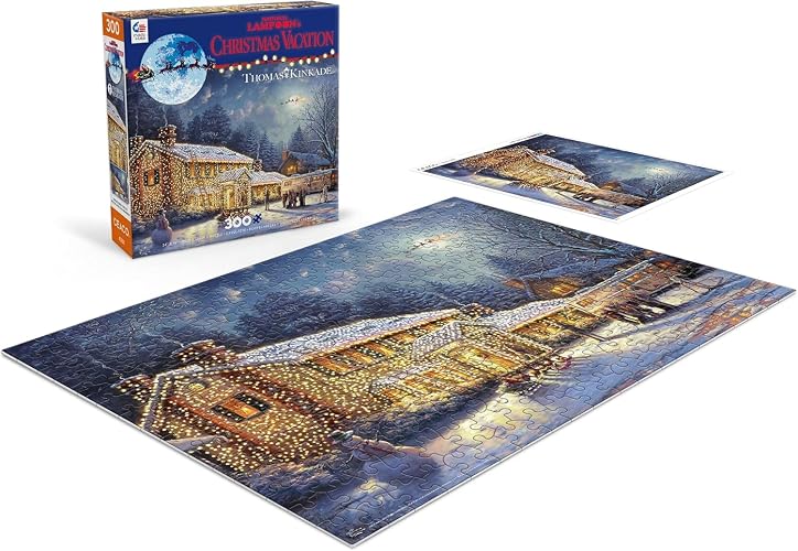 Ceaco Thomas Kinkade National Lampoon's Christmas Vacation Jigsaw Puzzle (300 Piece)