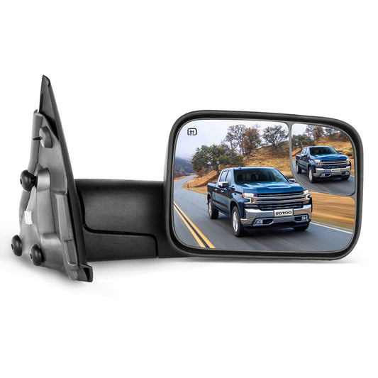 SCITOO Espejo Retrovisor Lateral Derecho del Pasajero para Dodge Ram 1500/2500/3500 2002-2008 050520-5206-1002546833