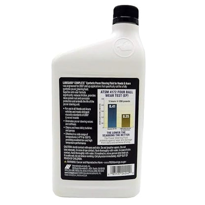 Lubegard Líquido Sintético de Dirección Asistida 24242 para Honda/Acura, 946 ml