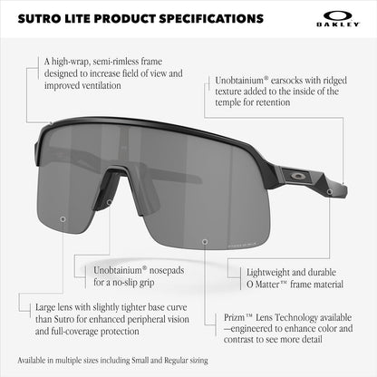 Oakley Men's Oo9463 Sutro Lite Rectangular Sunglasses