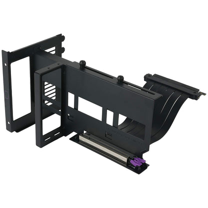 Cooler Master Master Accessory - Kit de soporte vertical para tarjetas gráficas versión 2 con cable elevador premium PCI-E 3.0 x 16-165 mm, compatible con todos los chasis ATX estándar (MCA-U000R-KFVK01)