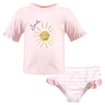 Hudson Baby Juego de Rashguard para natación - smile sunshine - 3 Años