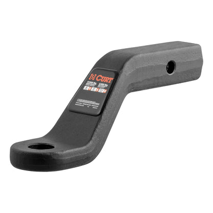 CURT 45341 Soporte de Bola de Enganche Forjado, Receptor 2 in, 16 LB, Agujero 1-1/4 in, Caída 4 in, Elevación 3 in