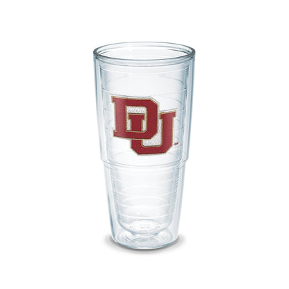 Tervis Vaso en caja individual, 24 oz, transparente, Denver Univ, Transparente, 24 oz, 1